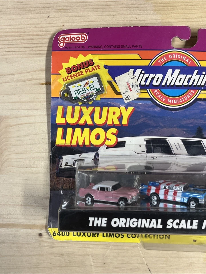 1990 Micro Machines LUXURY LIMOS Millionaires Collection #2 Galoob - New RARE!!! - Image 2 of 4