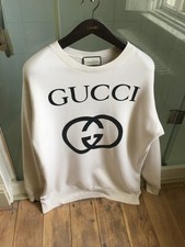 Gucci GG Logo Cotton Sweatshirt Size XL RRP $...