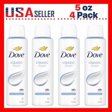 Dove Classic Fresh x 4 Pack x 150 ml Antiperspirant Deodorant Spray