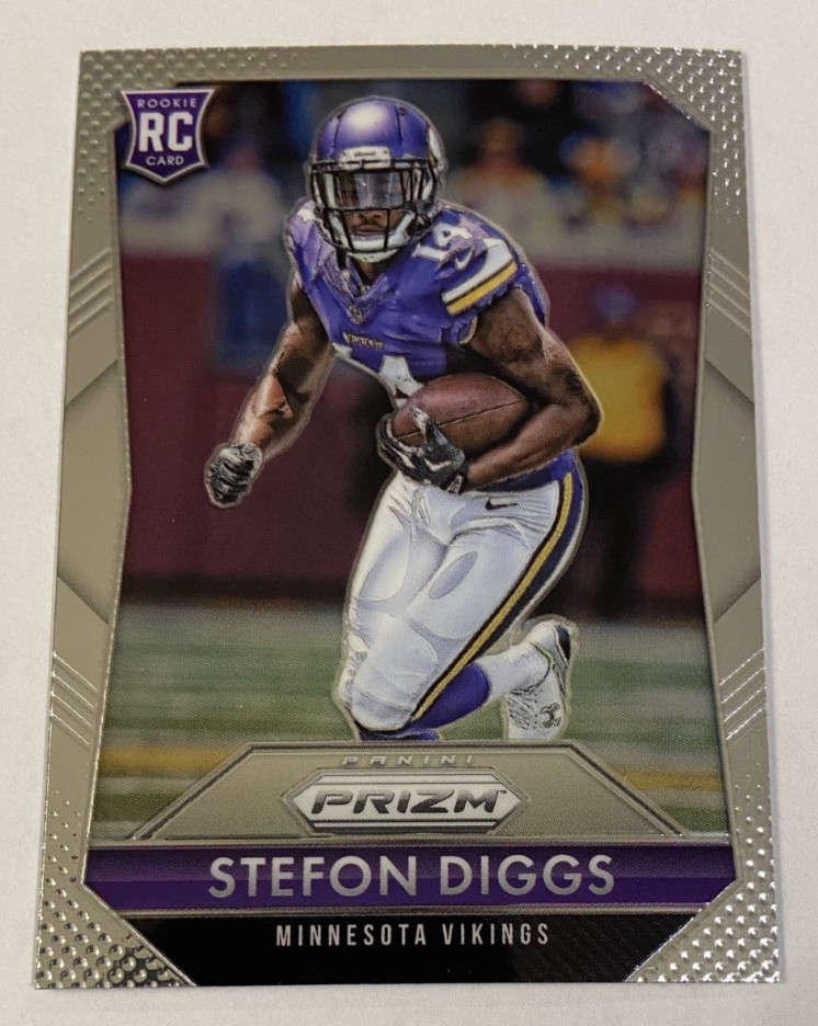 Stefon Diggs 2015 Panini Prizm base RC - Minnesota Vikings