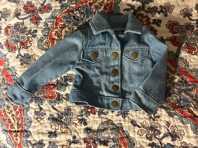 Battat Doll Clothes Denim Blue Jeans Jacket Elegant For 18'' Dolls