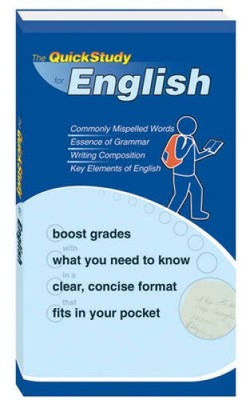 English (Quickstudy Books) - Paperback By BarCharts, Inc. - VERY GOOD