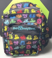 Walt Disney World Park Exclusive MICKEY MOUSE Multi Color Backpack Back 2 School
