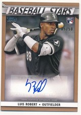 LUIS ROBERT 2020 TOPPS RC ROOKIE BASEBALL STARS GOLD AUTOGRAPH SP AUTO #05/50