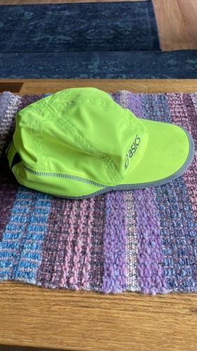 Asics Cap Light Weight Reflective Breathable Polyester Running Jogging Hat