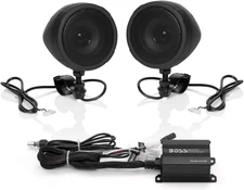 BOSS Audio Systems MCBK420B Bluetooth Speaker System - Class D Compact Amplifier