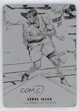 2012-13 Totally Certified Silver Printing Plate Black 1/1 Serge Ibaka #31 p8y