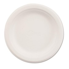 21225PK Paper Dinnerware Plate 6-Inch Dia White 125/Pack