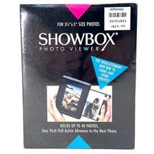 Burnes Showbox Photo Viewer For 3.5"x5" Photos Store  Share Vintage 1991 Sealed