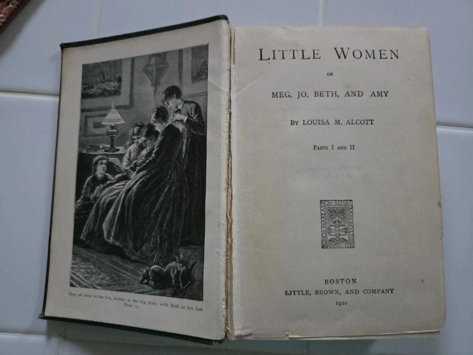 LITTLE WOMEN Parts 1&2!! RARE. 1920 Vintage Hardcover Classic Collectable ! Foto 2 de 4