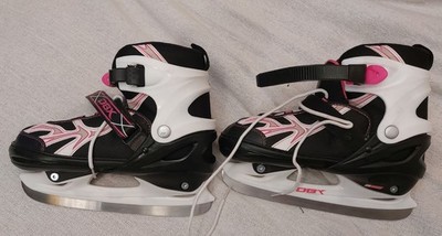 Ice Skates DBX Adjustable Girls Womens Size 5 6 7 8  37-40