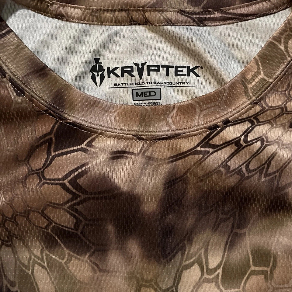 Kryptek Camo Shirt Mens M Highlander Camouflage Performance Military Hunting - Image 4 of 4