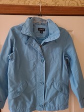 Lands' End Bright Blue Hooded Jacket S 6-8