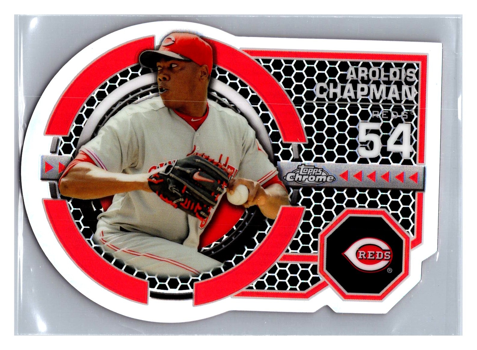 Aroldis Chapman 2013 Topps Chrome Dynamic Die Cuts #DY-AC Cincinnati Reds