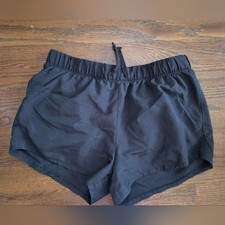 ABERCROMBIE KIDS ACTIVE Girls 15/16 Black Athletic Shorts