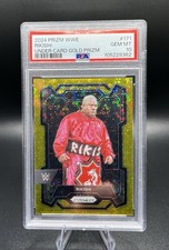 2024 Panini Prizm WWE Rikishi #171 Under Card Gold Prizm /10 PSA 10 POP 1