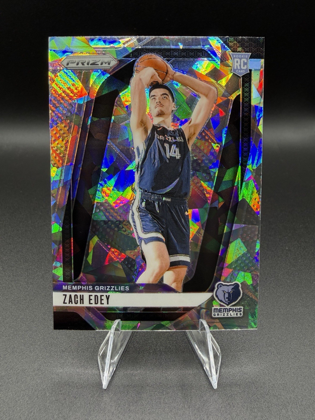 2024-25 Panini Prizm - Zach Edey #249 Ice Prizm (RC)