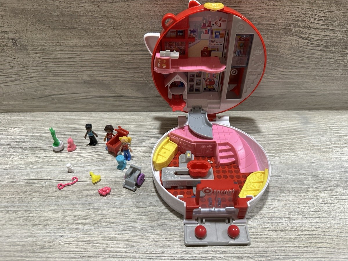 Polly Pocket 🎯TARGET BULLSEYE 🎯 PADVENTURE Exclusive Preowned