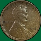 1918-S Lincoln Wheat Cent Extremely Fine XF Coin #40117