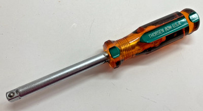 Vintage Thorsen Tools 80M Yellow & Green Handle Socket Spinner 1/4'' Driver USA