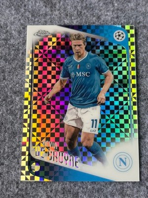 2026 Topps Chrome Kevin De Bruyne SSC Napoli X-Fractor UEFA CL #200