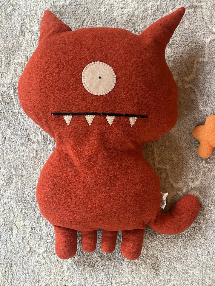 RARE Uglydoll Jumbo Set; 25" Orange Cozy Monster, 23”Wedge Head And 22” Ugly Dog - Image 3 of 4