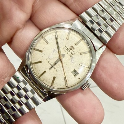 Vintage Tissot Visodate Seastar Cal. 782 Manual Wind Men's 35mm Swiss Watch RUNS