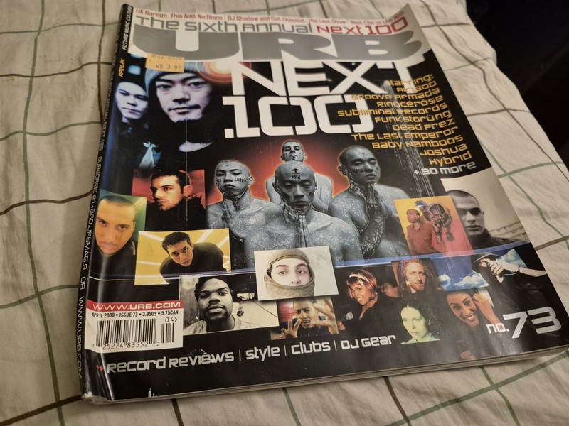 URB magazine DJ Shadow Dead Prez Cut Chemist The Last Emperor AK1200 Rinocerose 