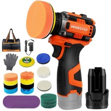Brushless Cordless Polisher 3 Mini Buffer Sander Machine Kit 2 Variable