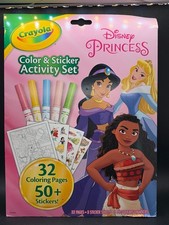 Crayola Disney Princess Color  Sticker Activity Set NEW SEALED 10B