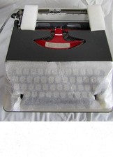 1980's JAPAN TOP STAR NAKAJIMA ALL 520 PORTABLE TYPEWRITER -- never used in box thumbnail