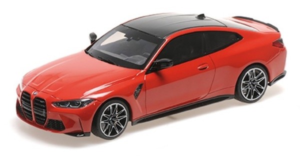 Bmw G82 M4 Coupe 2021 Rot Modellauto 155020121 Minichamps 1:18-image