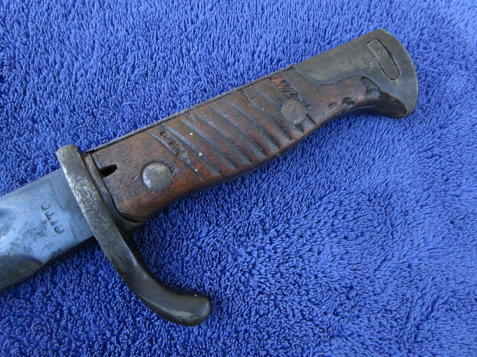 ORIGINAL GERMAN M1898 BUTCHER BAYONET AND SCABBARD RARE MAKER CITO