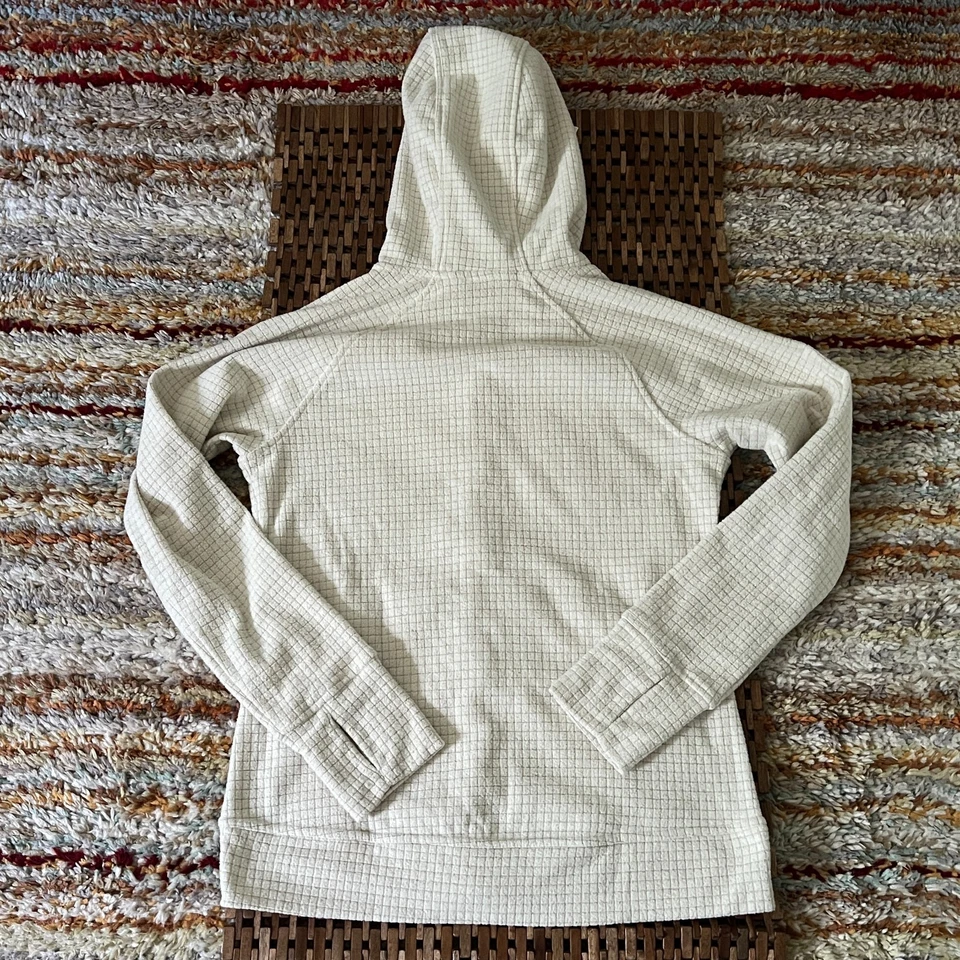 Sudadera con Capucha Outdoor Research Texturada Waffle Grid Tech Polar Blanca Para Mujer Pequeña S Foto 2 de 3