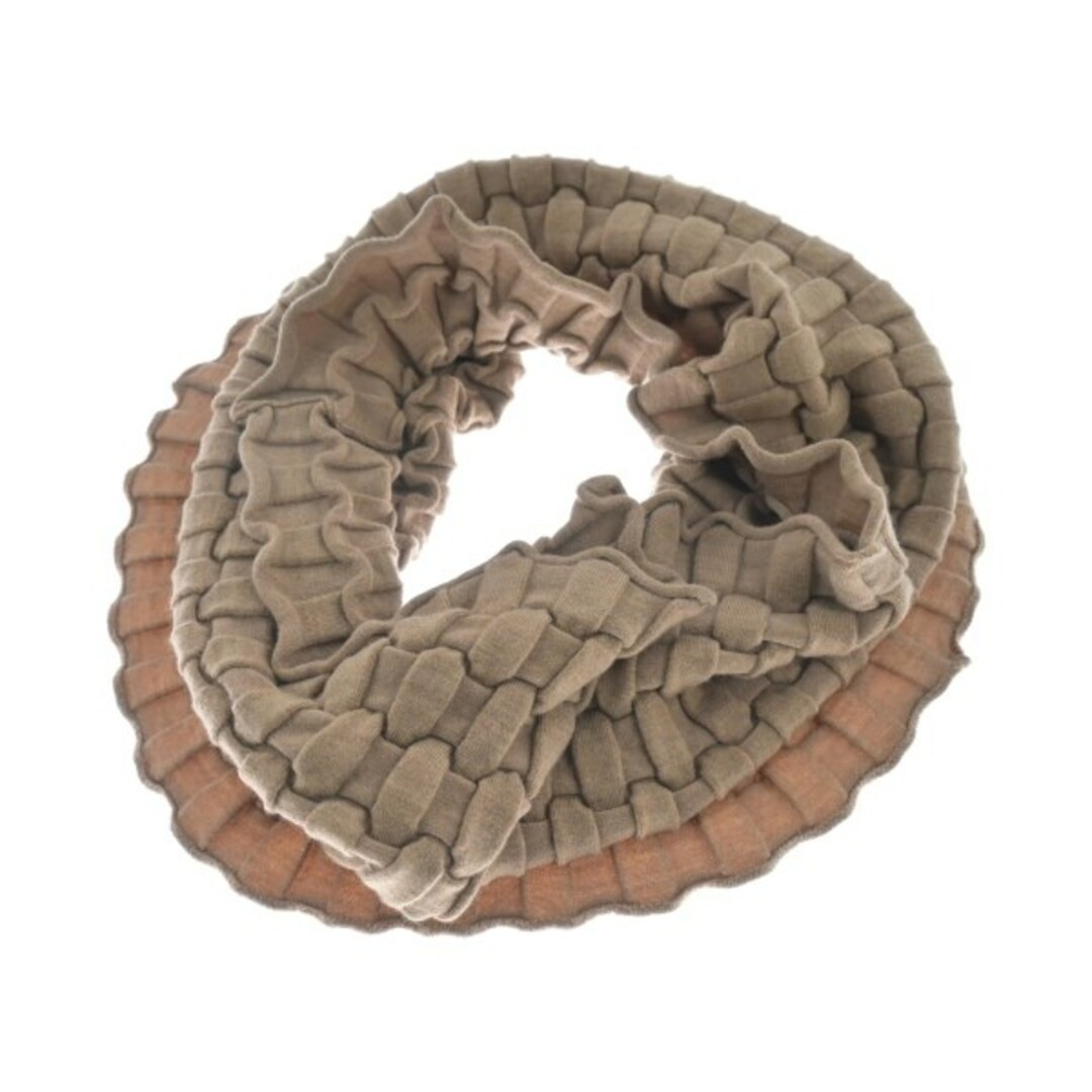 Maison Margiela Beige Wool Blend Scarf Ladies Italy Made 70cm x 38.5cm Japan Fs