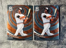 Eddie Murray 2023 Chronicles Baseball Spectra Chrome (2) Chrome Base Inserts