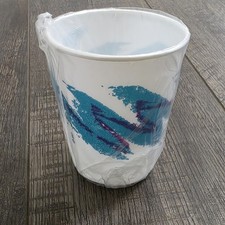 Vintage 90’s Styrofoam Cup 8oz Jazz Design Teal Print Individually Wrapped New