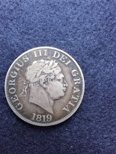 Silver Coin Half Crown 1819 George 111