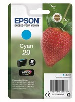 Original Druckerpatrone Epson T2982 Cyan Blau Erdbeere Expression Home XP-432