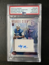 2023 Illusions - Rookie Signs Red Anthony Richardson 5/99 Jersey Match Auto 10
