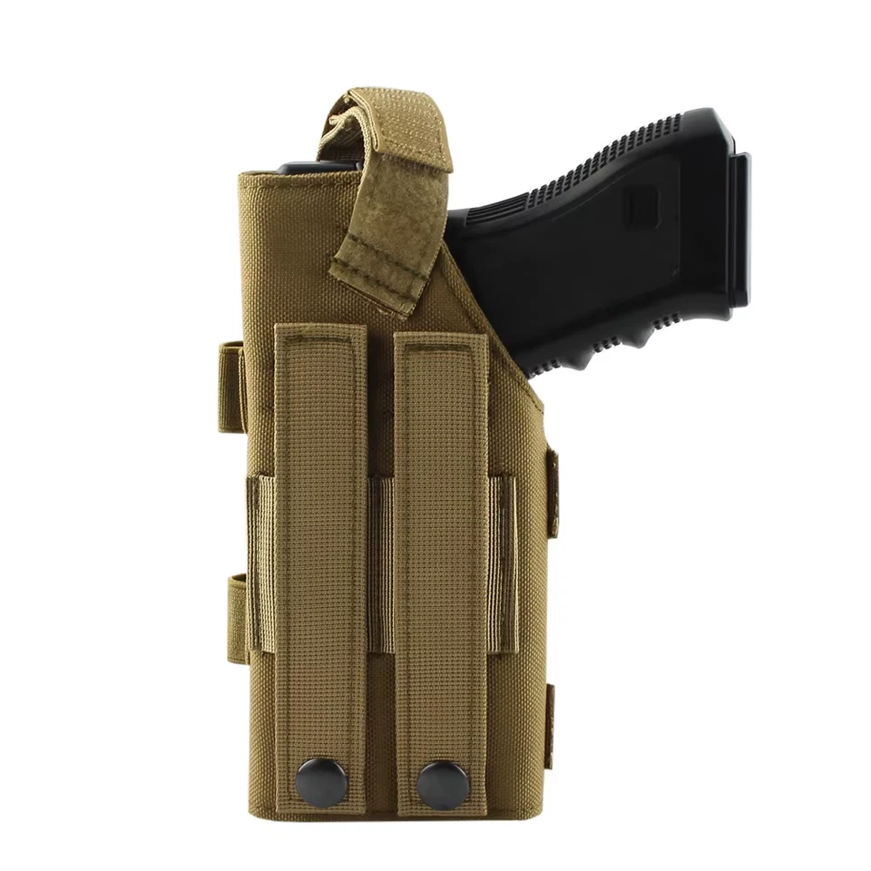 Pistol Gun Molle Belt Tactical Holster for Right Handed - 600D Military Grade - Image 2 of 4