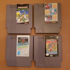 Vintage NES LOT Nintendo Games TMNT Rad Racer Duck Hunt HydLide