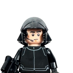LEGO Star Wars Imperial Shuttle Pilot Minifigure 75190 First Order Black Gray