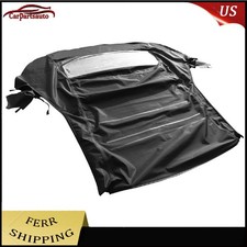 Convertible Wglass Window Black Convertible Soft Top For 2005-2014 Ford Mustang