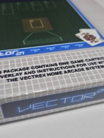 Vector 21 Vectrex Complete Game with Custom Box and Overlay
