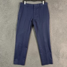 J Crew Pants Mens 34x30 Blue Ludlow Slim Fit Duca Visconte di Modrone Formal