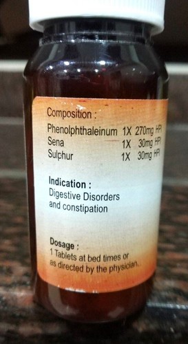 HOMOEOLAX Homeopathic Tablets for Digestive Disorder and Constipation 20gm - Picture 3 of 3