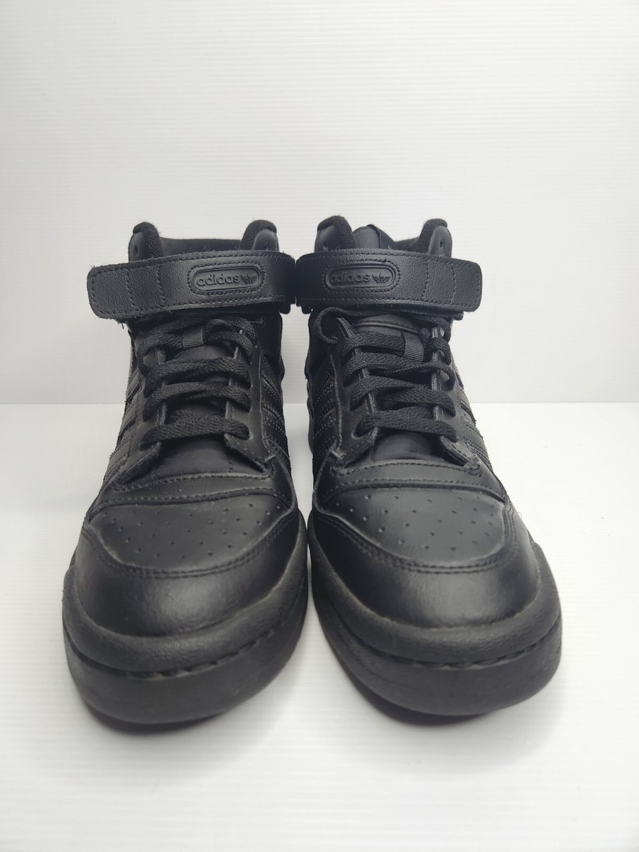 Adidas Originals Forum Mid Triple Black GV9767 NEW Men's US