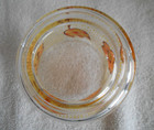 Tulip Daisy Dot Floral Tumblers 8 oz. (x3) Juice Glass Libbey Orange Brown ! — photo 7