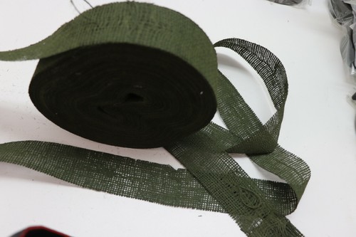 US OD Sackleinenhelm Netz Tarnung 2""w x 36""l = 1 Yard je E6301 - Bild 5 von 6